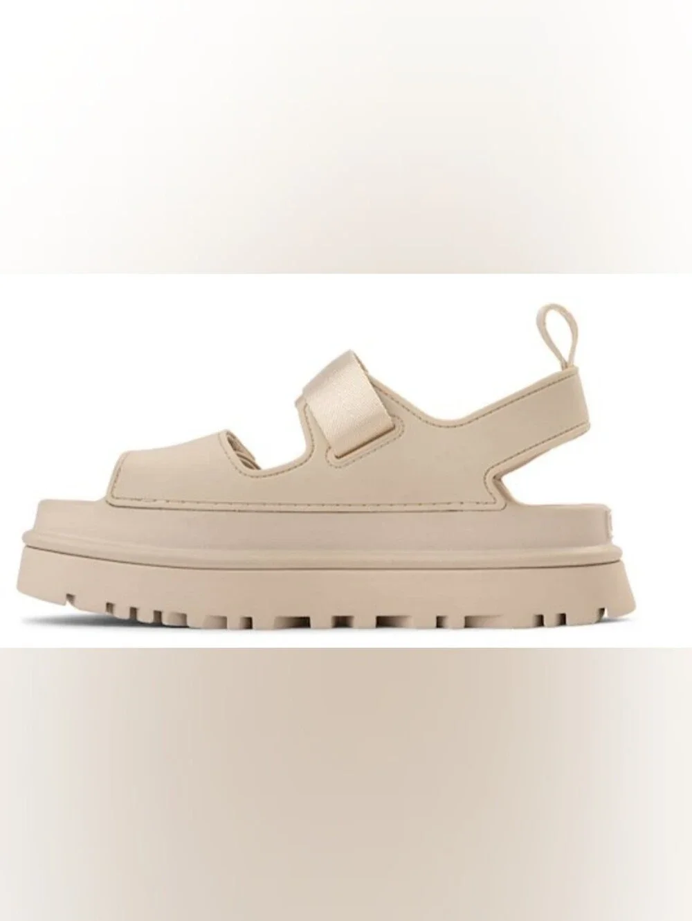 UGG® Goldenglow Sea Salt Sandals Size 10 New MSRP $99.99